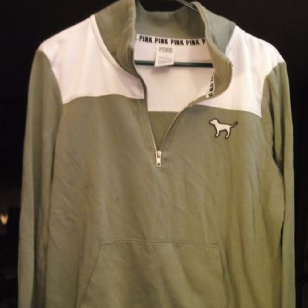 VS Pink Quarter-Zip Sweatshirt